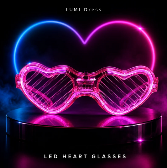 LED Heart Glasses
